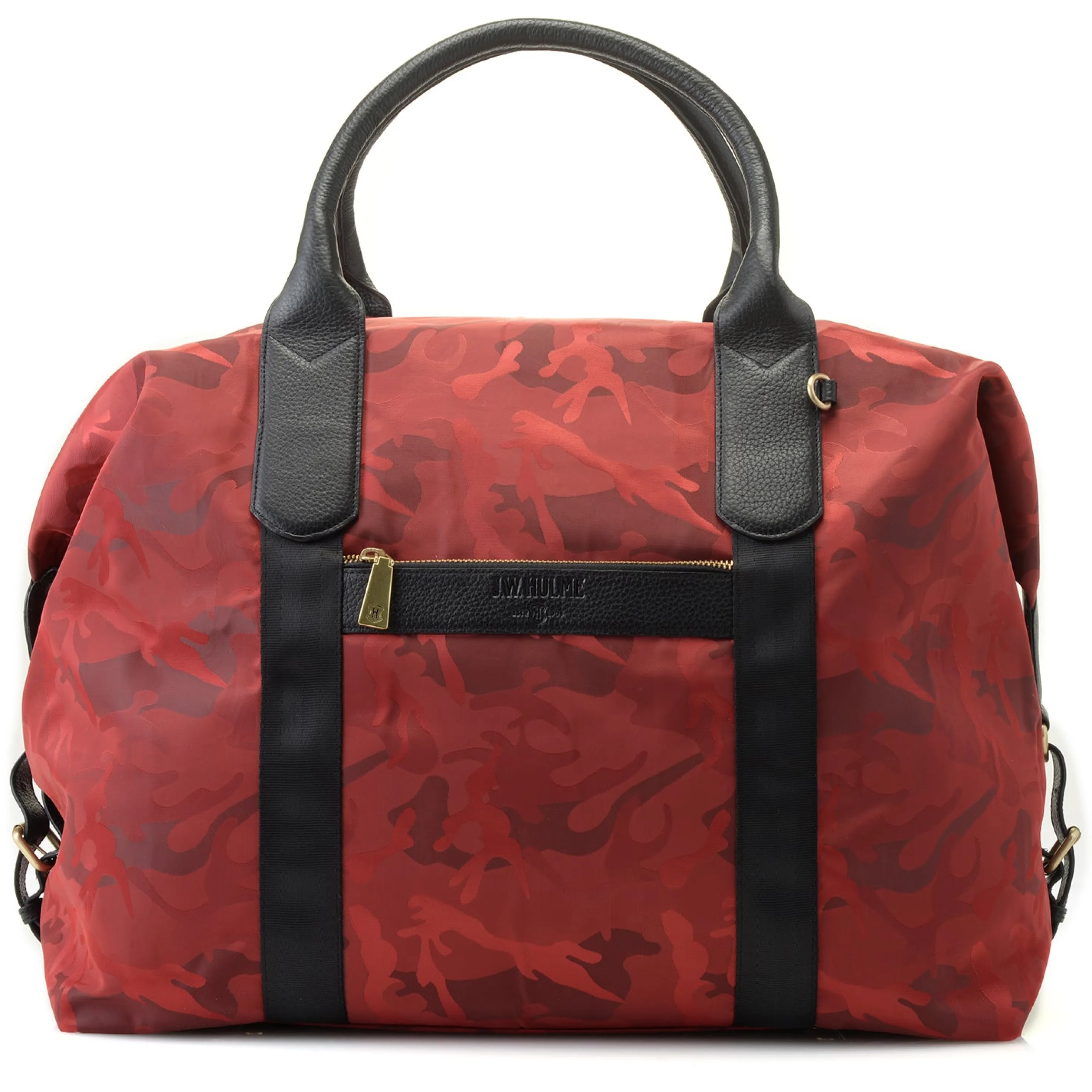 New Chelsea Leather Trimmed Nylon Duffel Bag & Removable Pouch Duffels