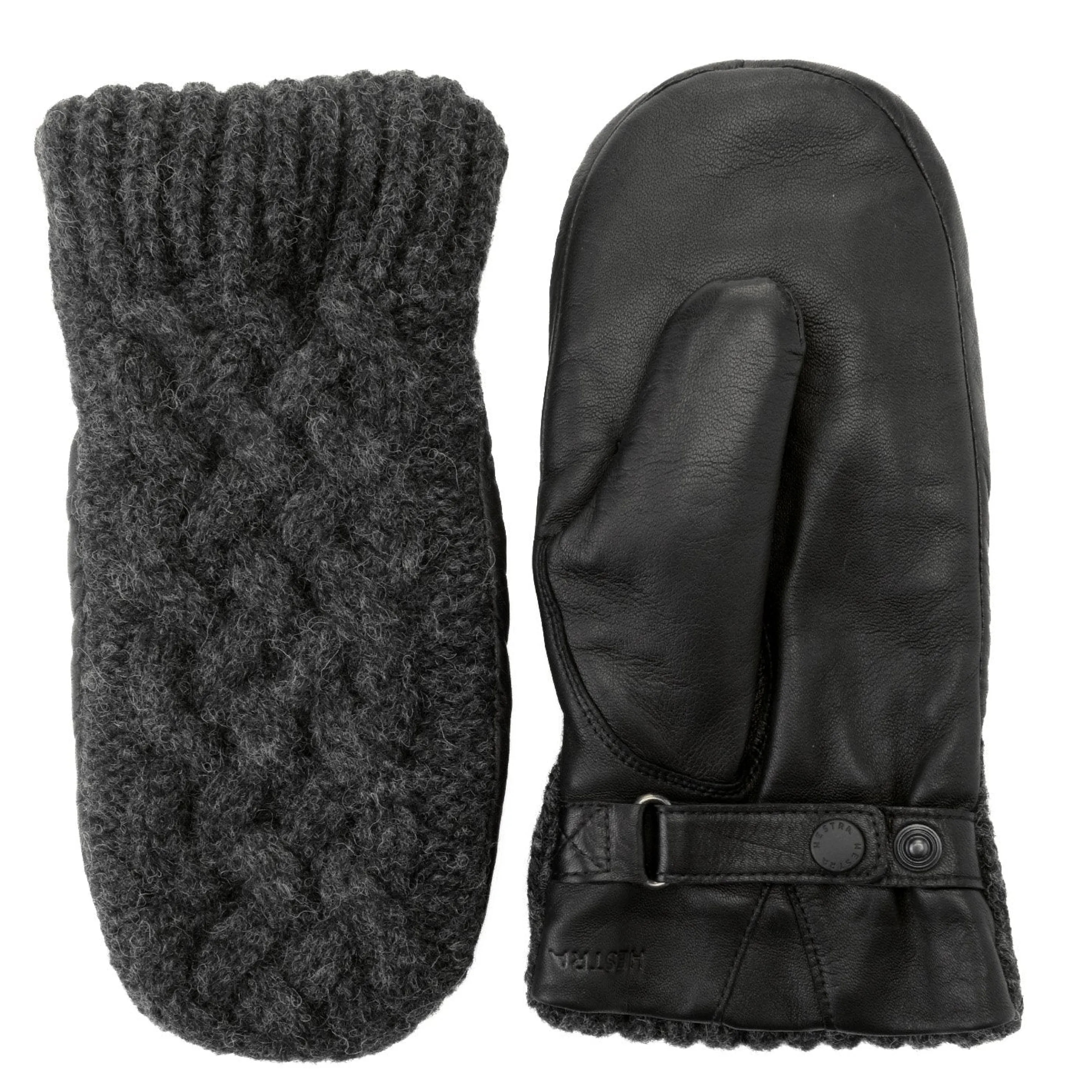 Best Hestra Ragnhild Cable Knit Leather Mitten Women Outerwear