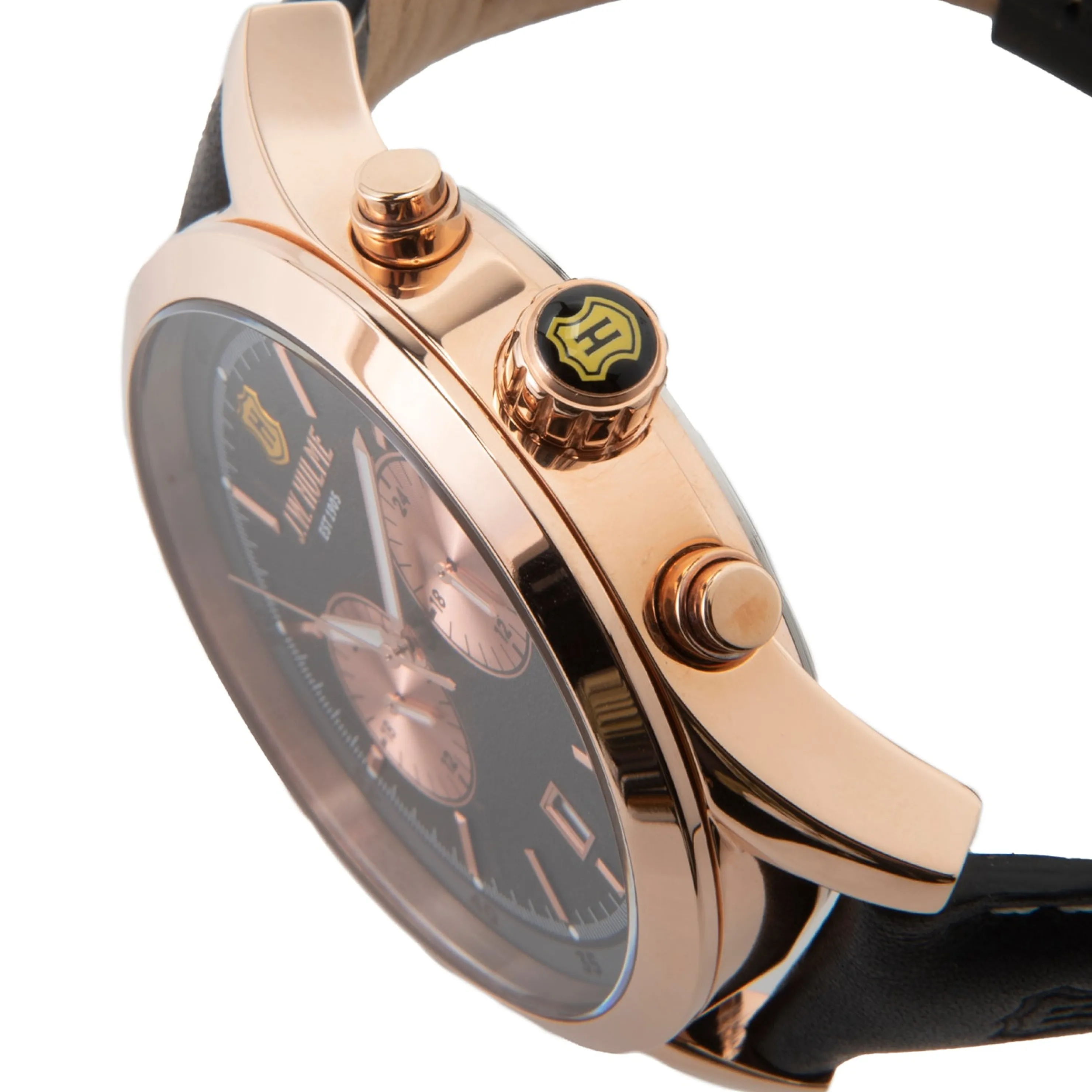 Hot 44Mm Quartz Leather Strap Watch Men's Watches