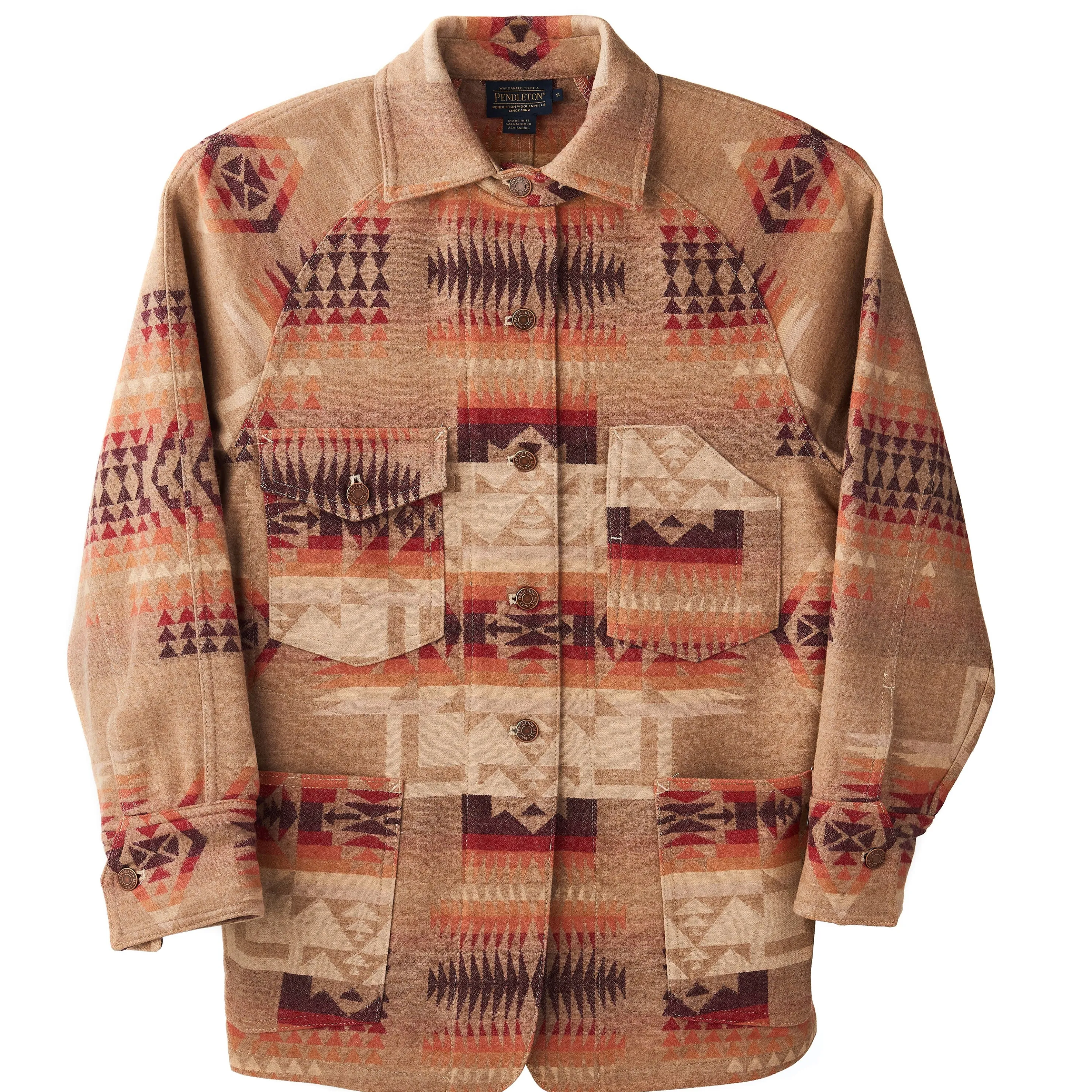 Online Pendleton Vintage Wool Work Jacket Women Outerwear